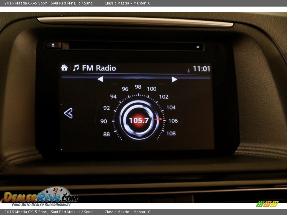2016 Mazda CX-5 Sport Soul Red Metallic / Sand Photo #11