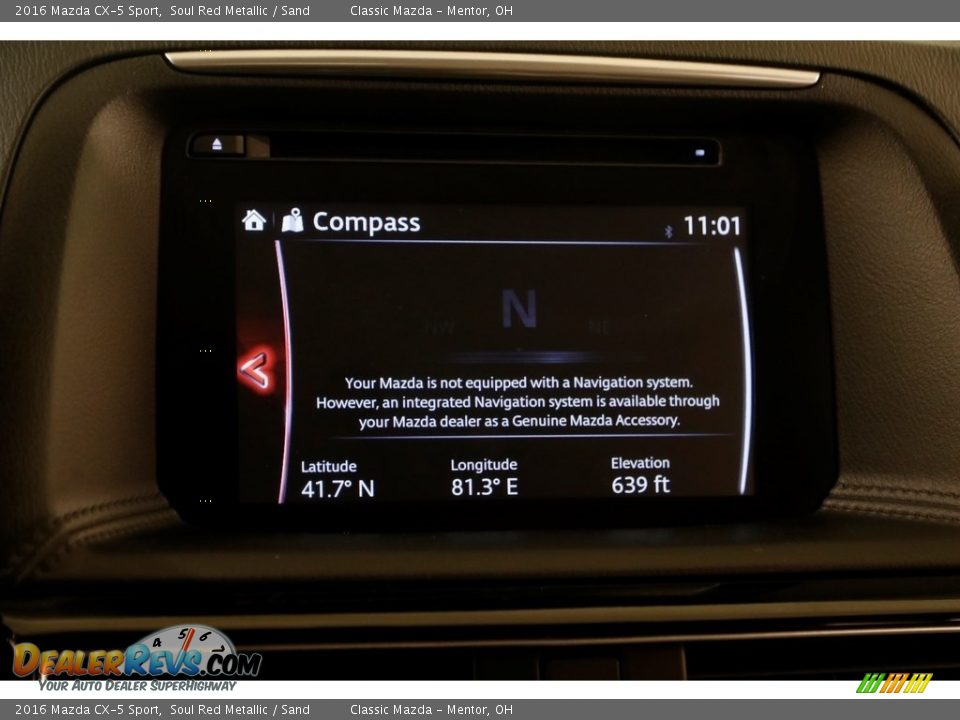 2016 Mazda CX-5 Sport Soul Red Metallic / Sand Photo #12
