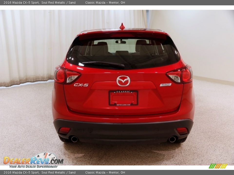 2016 Mazda CX-5 Sport Soul Red Metallic / Sand Photo #17
