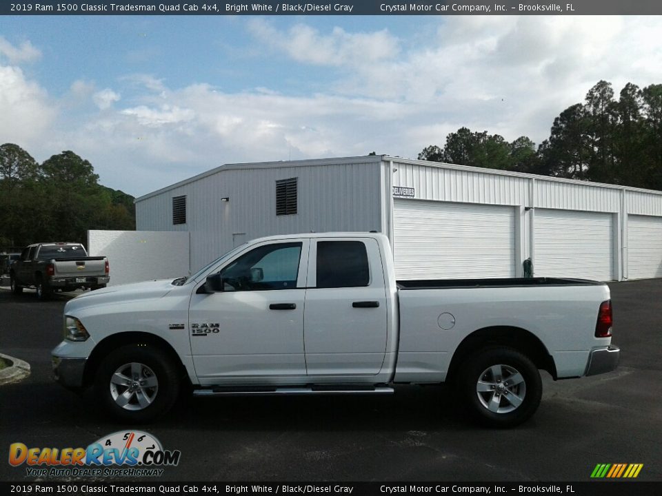 2019 Ram 1500 Classic Tradesman Quad Cab 4x4 Bright White / Black/Diesel Gray Photo #2