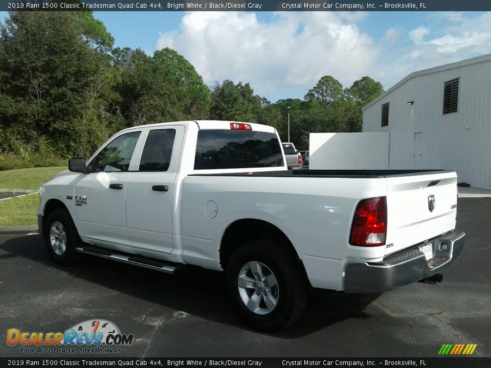 2019 Ram 1500 Classic Tradesman Quad Cab 4x4 Bright White / Black/Diesel Gray Photo #3