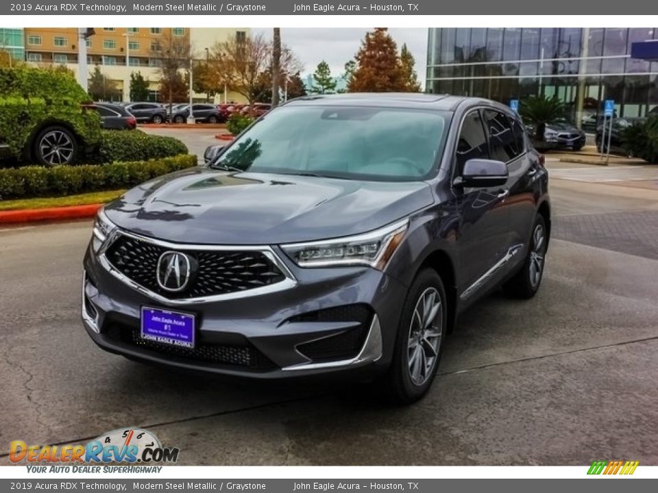 2019 Acura RDX Technology Modern Steel Metallic / Graystone Photo #3