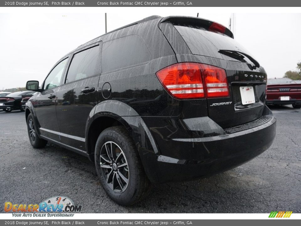 2018 Dodge Journey SE Pitch Black / Black Photo #13