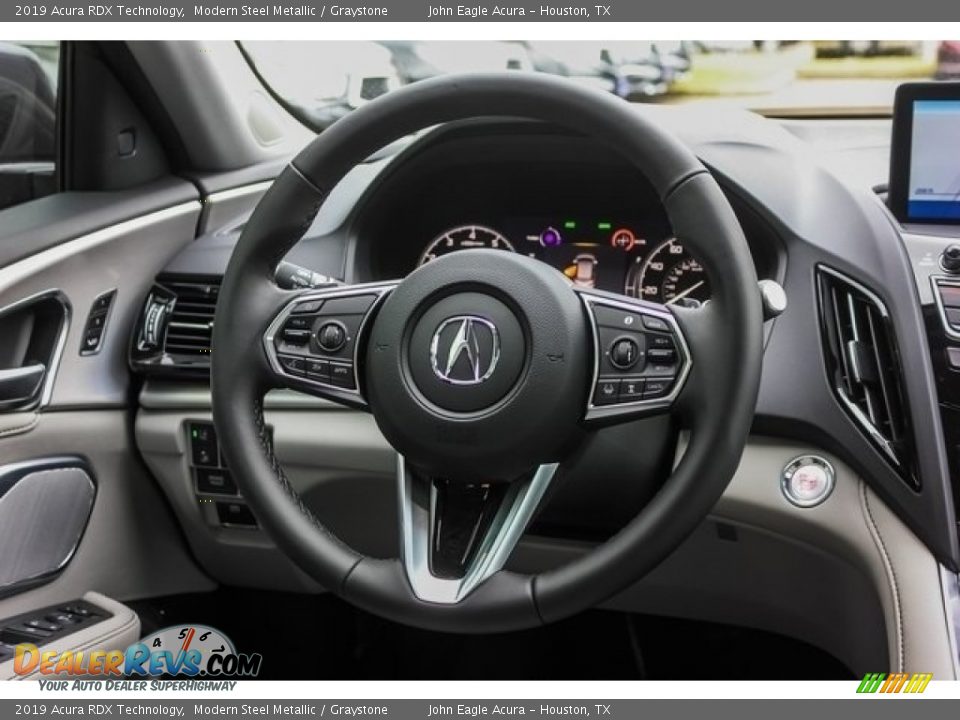 2019 Acura RDX Technology Modern Steel Metallic / Graystone Photo #27