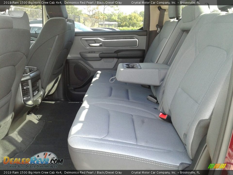 2019 Ram 1500 Big Horn Crew Cab 4x4 Delmonico Red Pearl / Black/Diesel Gray Photo #10