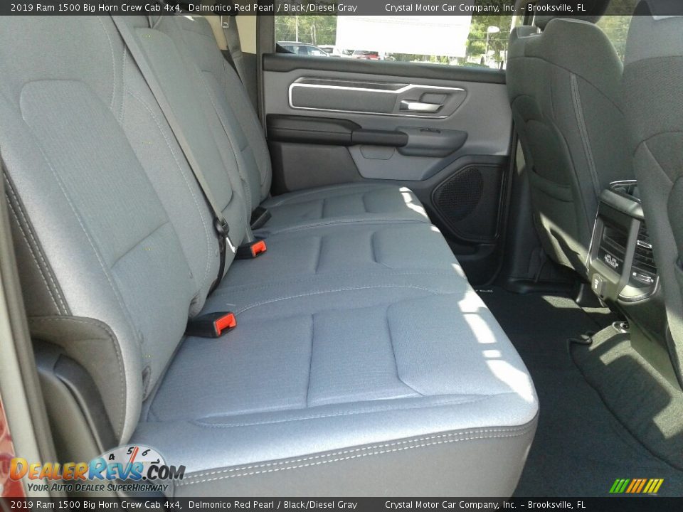 2019 Ram 1500 Big Horn Crew Cab 4x4 Delmonico Red Pearl / Black/Diesel Gray Photo #11