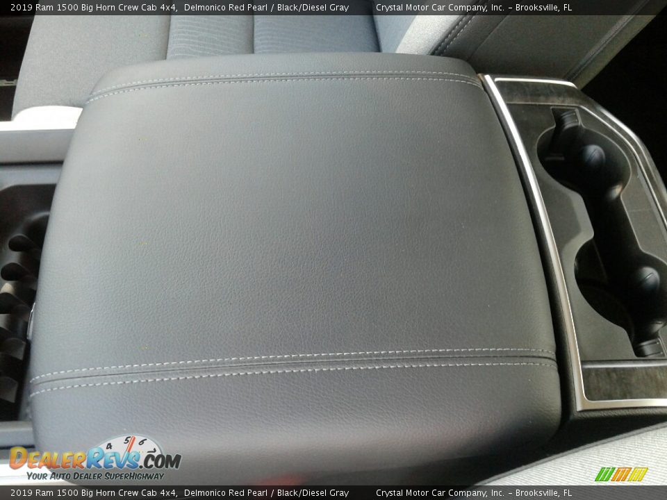 2019 Ram 1500 Big Horn Crew Cab 4x4 Delmonico Red Pearl / Black/Diesel Gray Photo #18