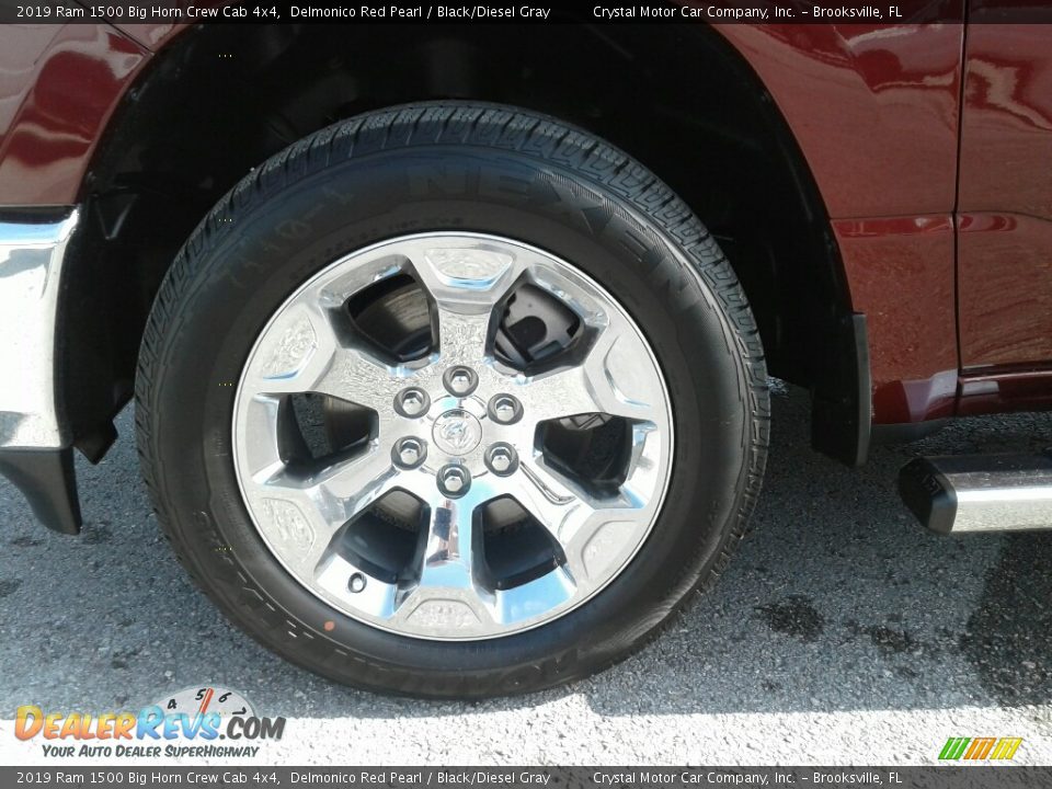 2019 Ram 1500 Big Horn Crew Cab 4x4 Delmonico Red Pearl / Black/Diesel Gray Photo #20