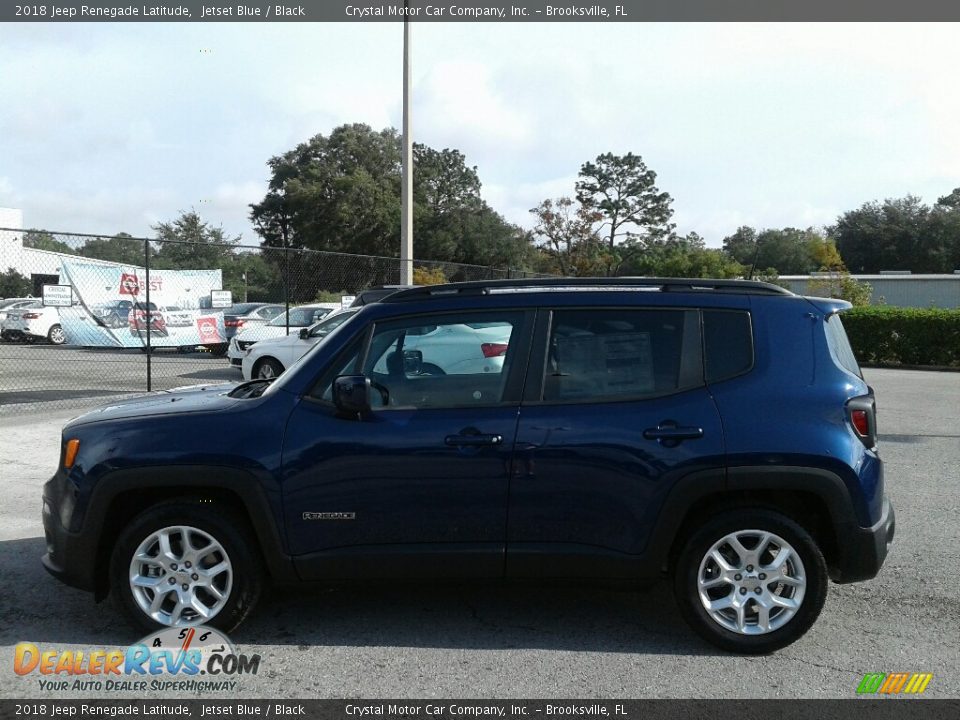 2018 Jeep Renegade Latitude Jetset Blue / Black Photo #2