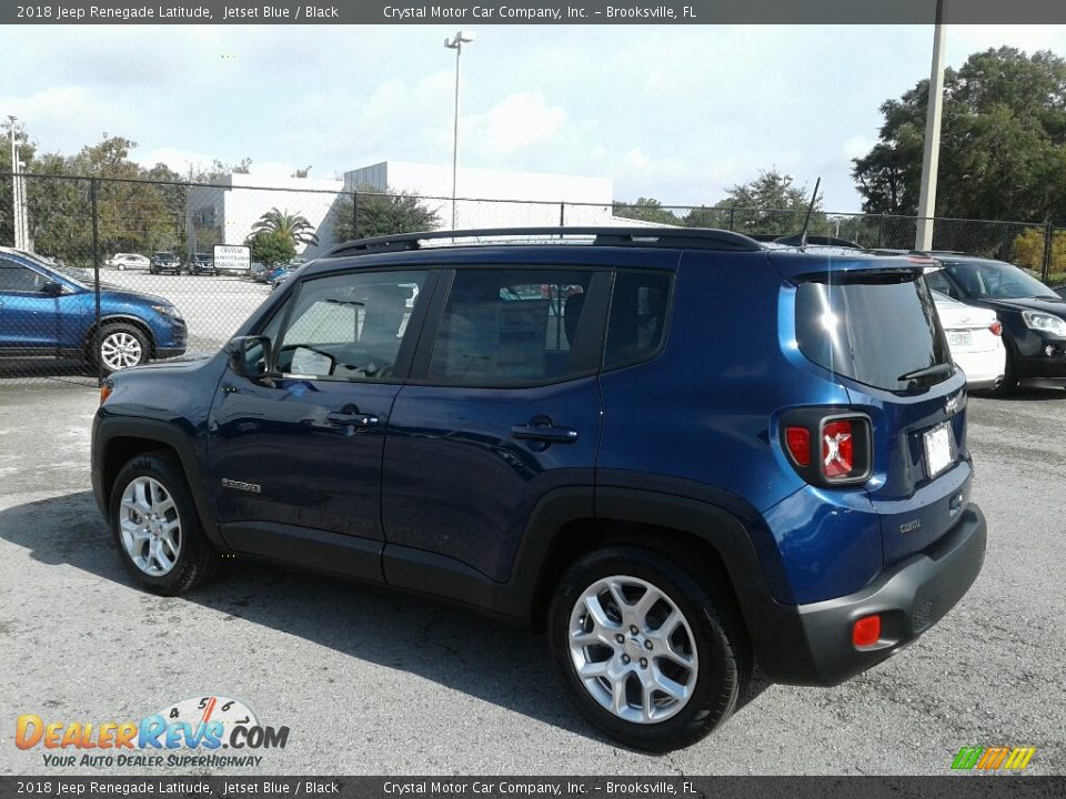 2018 Jeep Renegade Latitude Jetset Blue / Black Photo #3