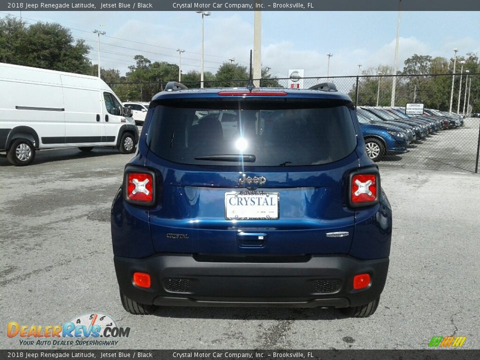 2018 Jeep Renegade Latitude Jetset Blue / Black Photo #4