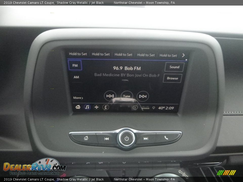 2019 Chevrolet Camaro LT Coupe Shadow Gray Metallic / Jet Black Photo #17