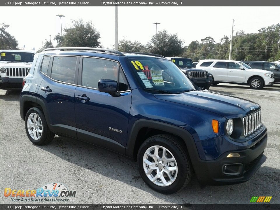 2018 Jeep Renegade Latitude Jetset Blue / Black Photo #7