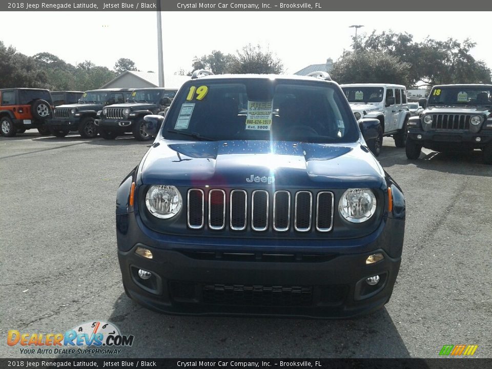 2018 Jeep Renegade Latitude Jetset Blue / Black Photo #8