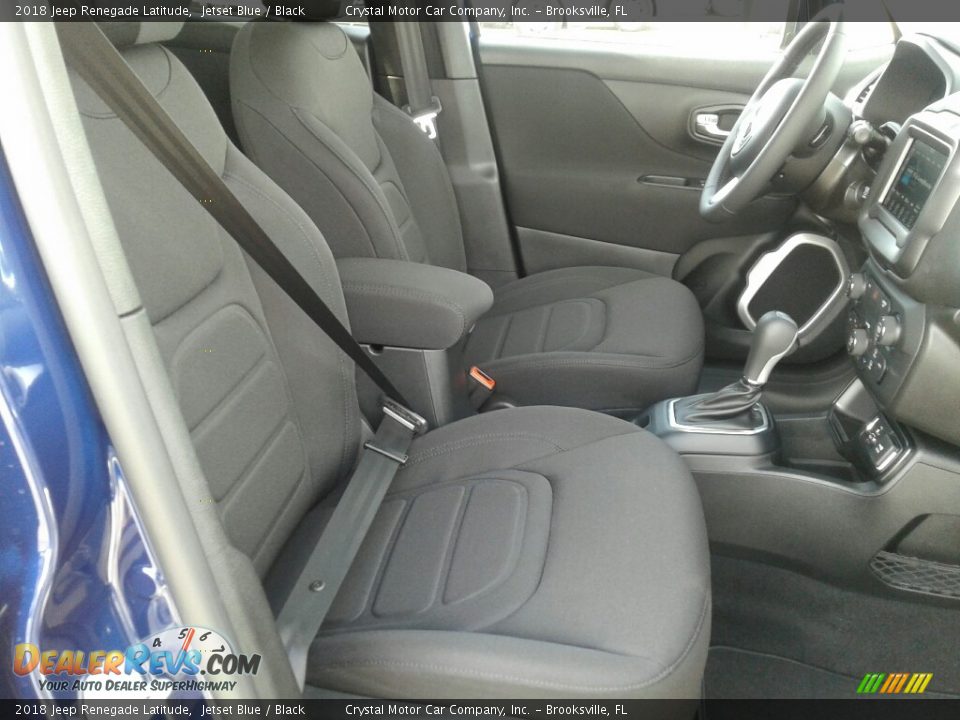2018 Jeep Renegade Latitude Jetset Blue / Black Photo #12