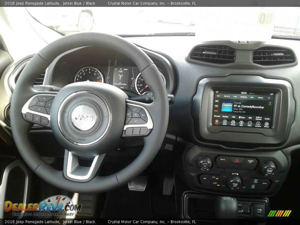 2018 Jeep Renegade Latitude Jetset Blue / Black Photo #13