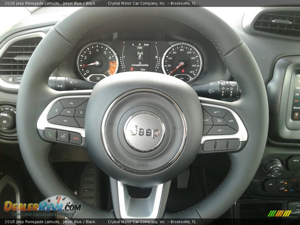 2018 Jeep Renegade Latitude Jetset Blue / Black Photo #14