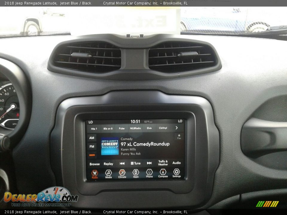 2018 Jeep Renegade Latitude Jetset Blue / Black Photo #15