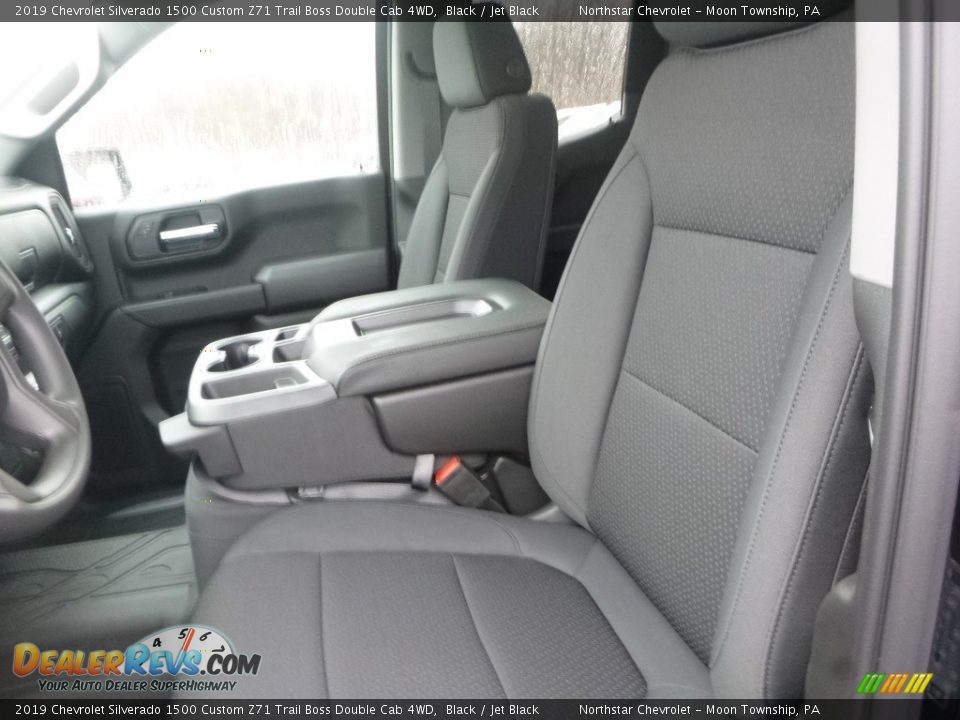 Front Seat of 2019 Chevrolet Silverado 1500 Custom Z71 Trail Boss Double Cab 4WD Photo #15