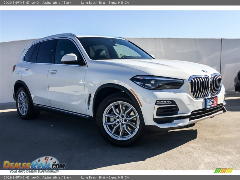2019 BMW X5 xDrive40i Alpine White / Black Photo #12