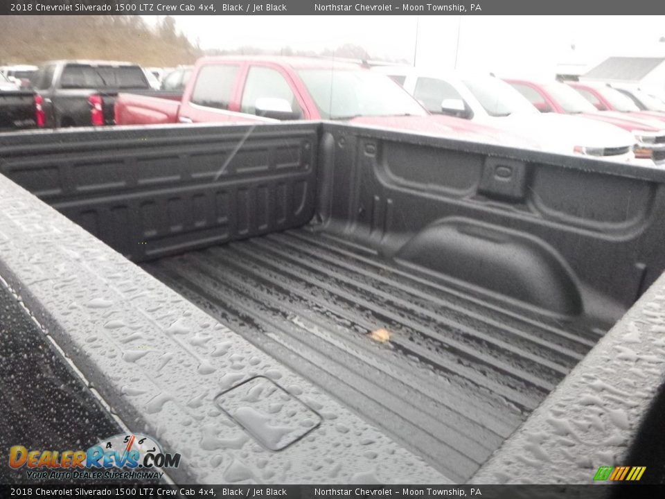 2018 Chevrolet Silverado 1500 LTZ Crew Cab 4x4 Black / Jet Black Photo #12