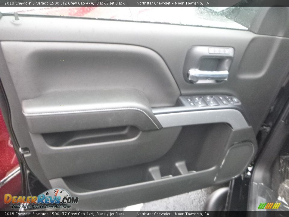 2018 Chevrolet Silverado 1500 LTZ Crew Cab 4x4 Black / Jet Black Photo #14