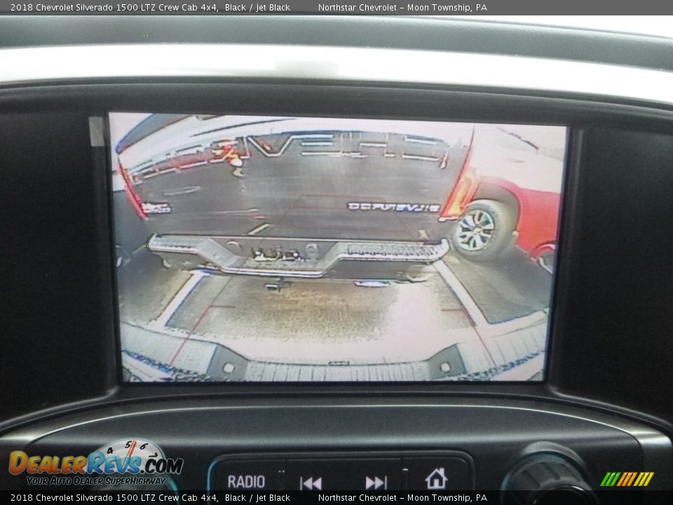 2018 Chevrolet Silverado 1500 LTZ Crew Cab 4x4 Black / Jet Black Photo #18