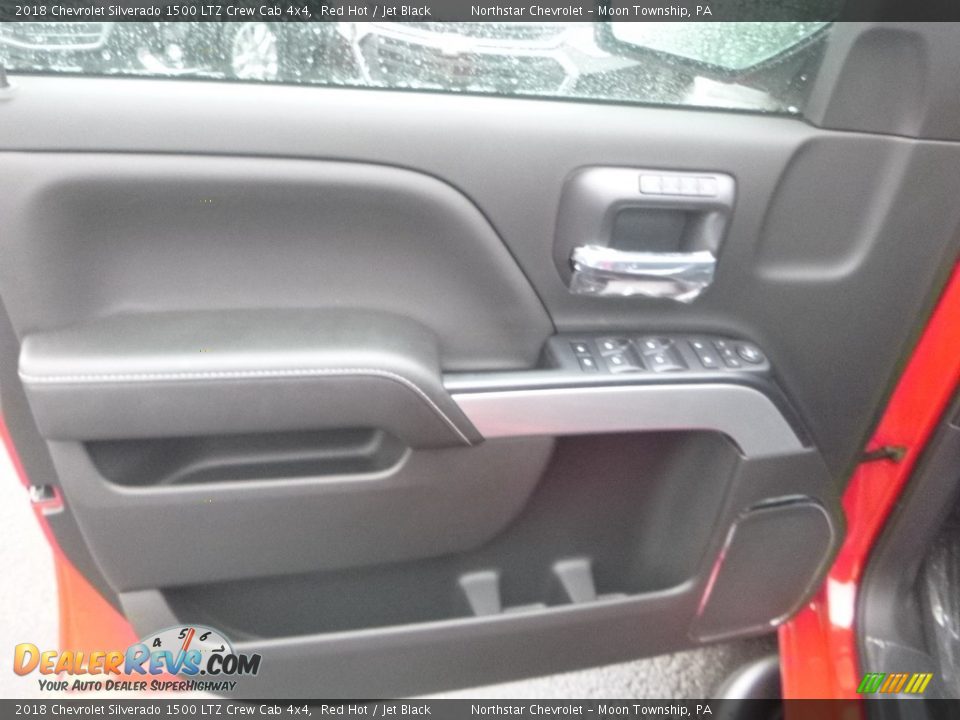 2018 Chevrolet Silverado 1500 LTZ Crew Cab 4x4 Red Hot / Jet Black Photo #13