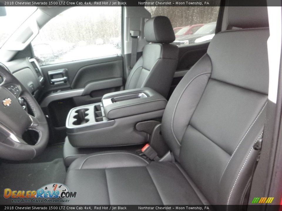 2018 Chevrolet Silverado 1500 LTZ Crew Cab 4x4 Red Hot / Jet Black Photo #14