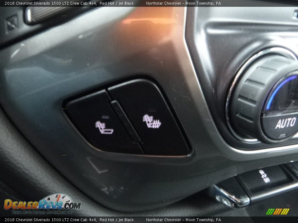 2018 Chevrolet Silverado 1500 LTZ Crew Cab 4x4 Red Hot / Jet Black Photo #20