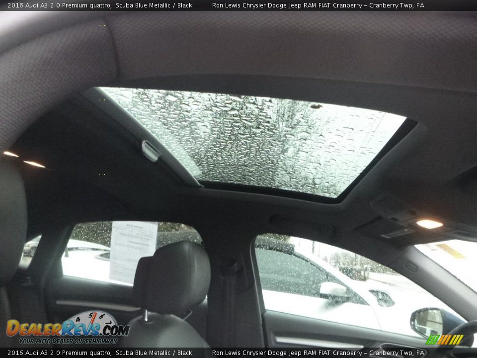 2016 Audi A3 2.0 Premium quattro Scuba Blue Metallic / Black Photo #7