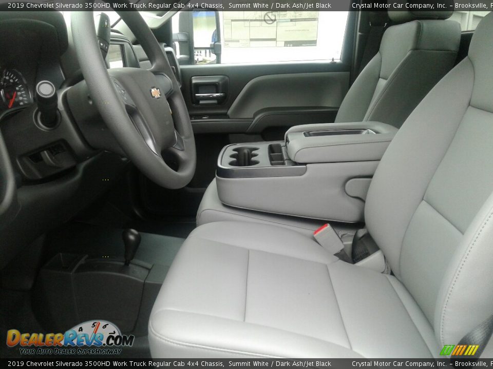 2019 Chevrolet Silverado 3500HD Work Truck Regular Cab 4x4 Chassis Summit White / Dark Ash/Jet Black Photo #9