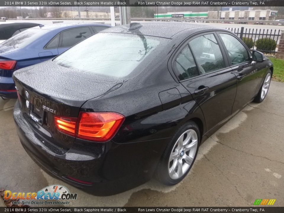 2014 BMW 3 Series 320i xDrive Sedan Black Sapphire Metallic / Black Photo #2