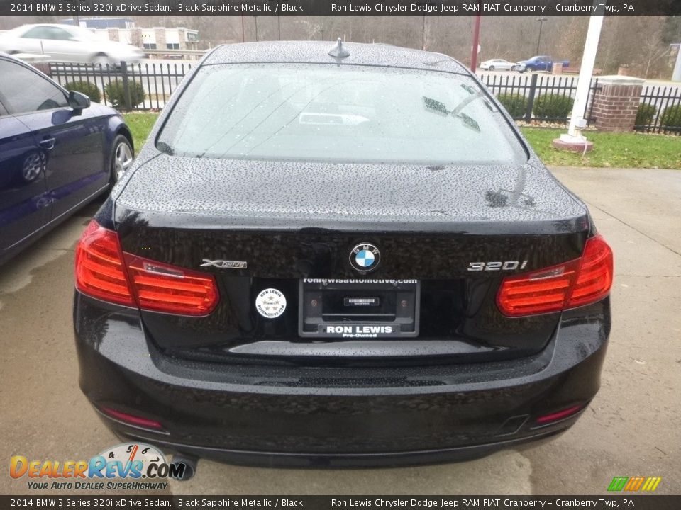 2014 BMW 3 Series 320i xDrive Sedan Black Sapphire Metallic / Black Photo #3