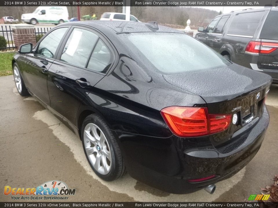 2014 BMW 3 Series 320i xDrive Sedan Black Sapphire Metallic / Black Photo #4