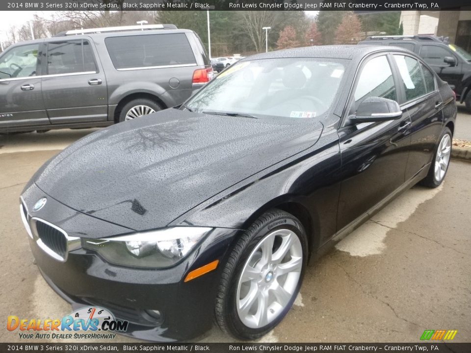 2014 BMW 3 Series 320i xDrive Sedan Black Sapphire Metallic / Black Photo #5
