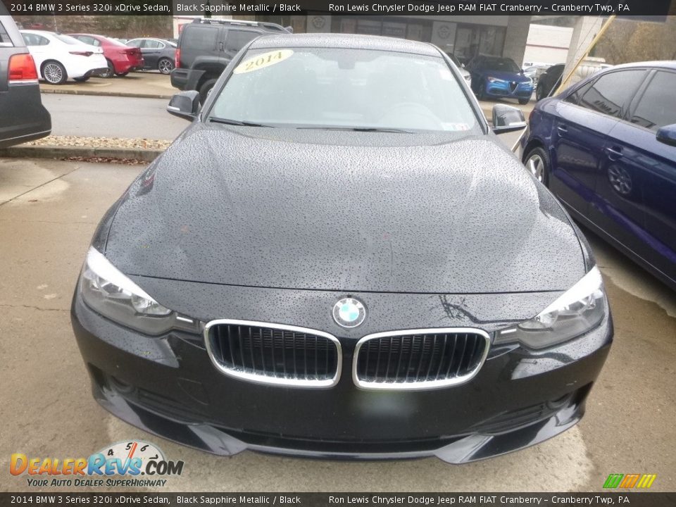2014 BMW 3 Series 320i xDrive Sedan Black Sapphire Metallic / Black Photo #6