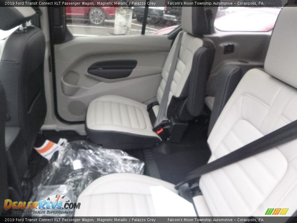 Rear Seat of 2019 Ford Transit Connect XLT Passenger Wagon Photo #8