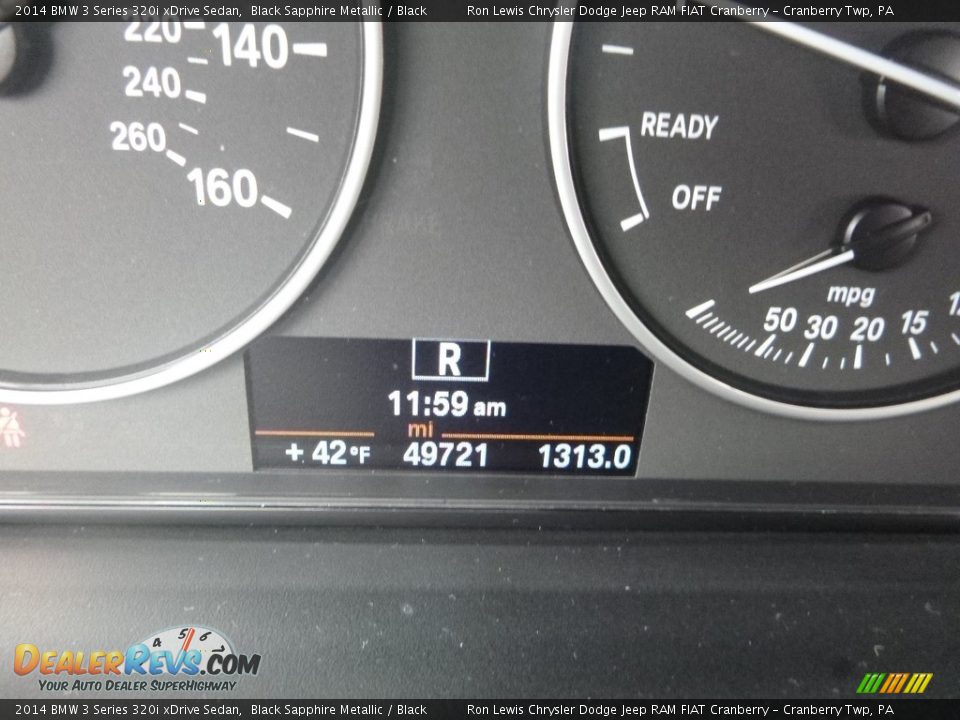 2014 BMW 3 Series 320i xDrive Sedan Black Sapphire Metallic / Black Photo #16