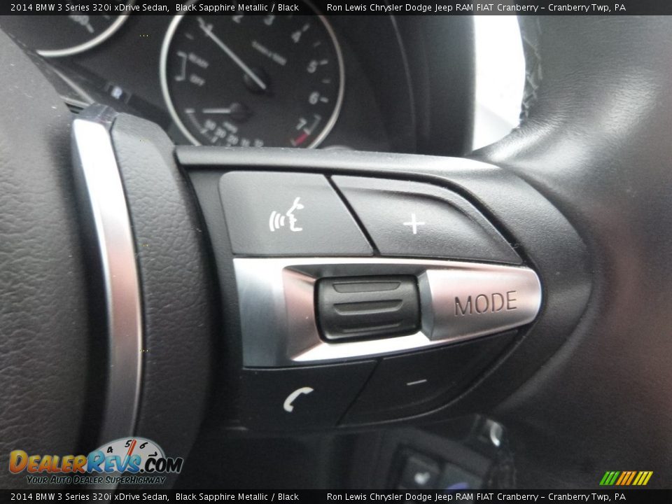 2014 BMW 3 Series 320i xDrive Sedan Black Sapphire Metallic / Black Photo #18