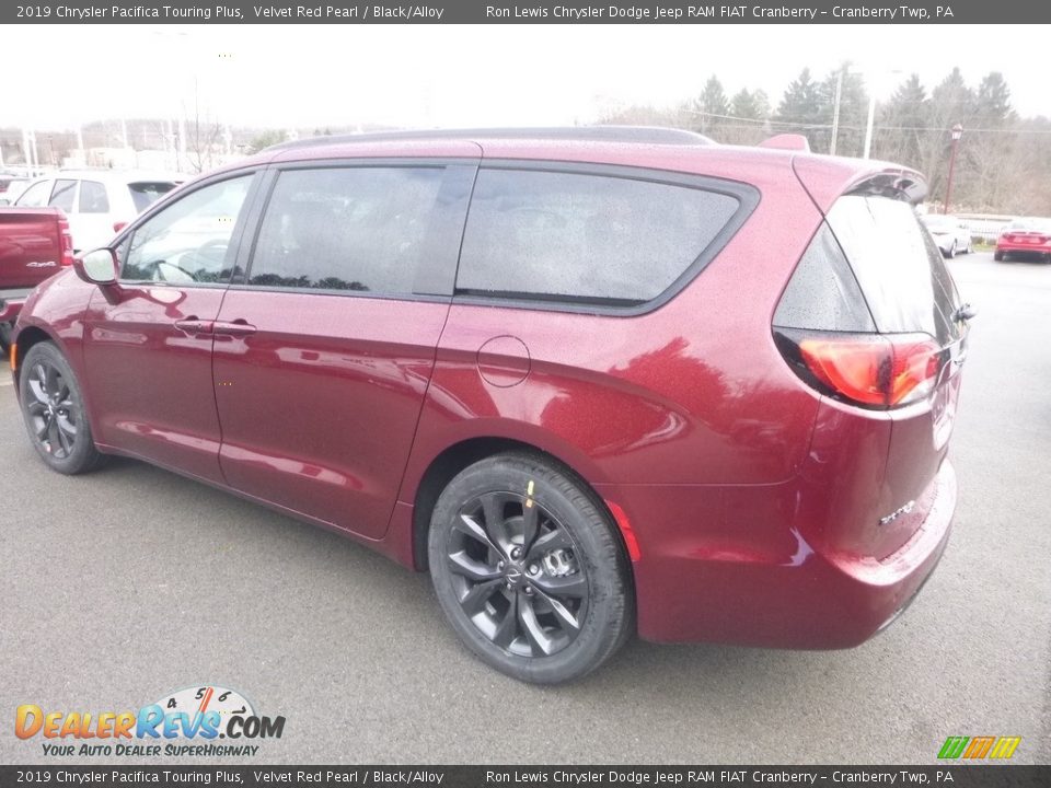 2019 Chrysler Pacifica Touring Plus Velvet Red Pearl / Black/Alloy Photo #3