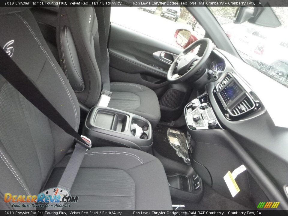 2019 Chrysler Pacifica Touring Plus Velvet Red Pearl / Black/Alloy Photo #10