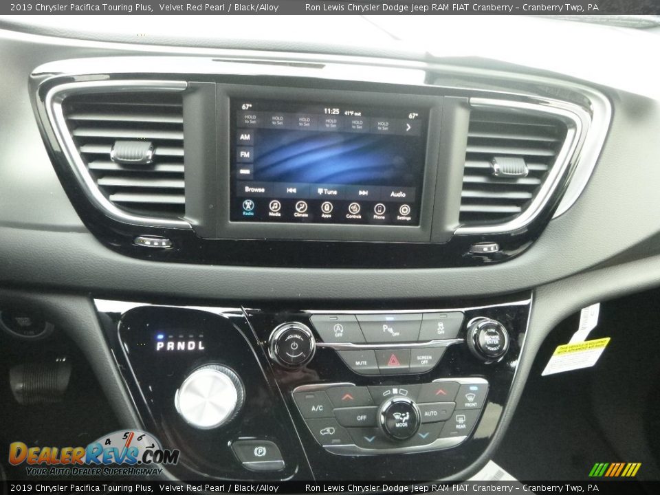 2019 Chrysler Pacifica Touring Plus Velvet Red Pearl / Black/Alloy Photo #17