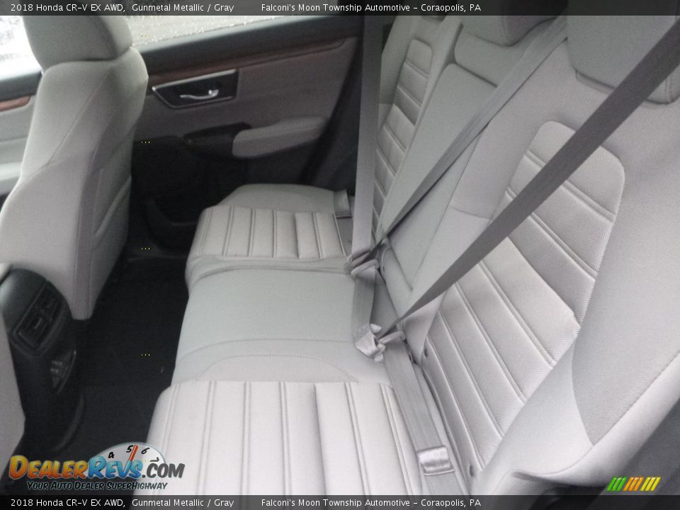 2018 Honda CR-V EX AWD Gunmetal Metallic / Gray Photo #9