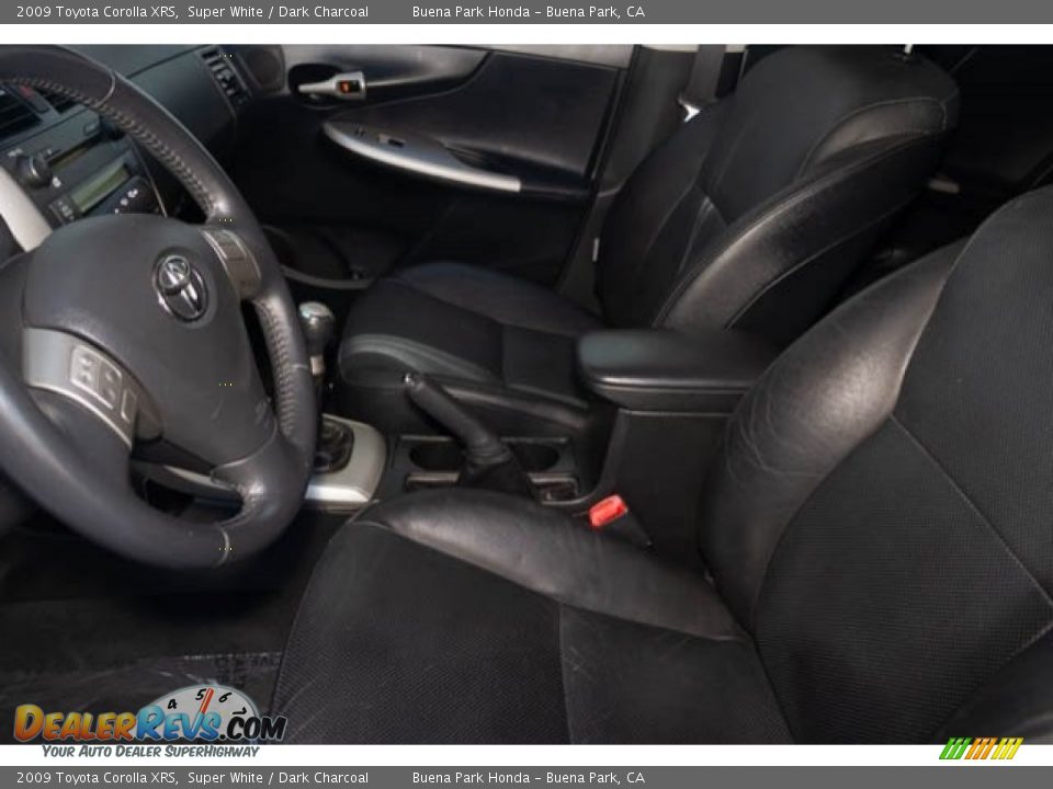 2009 Toyota Corolla XRS Super White / Dark Charcoal Photo #3