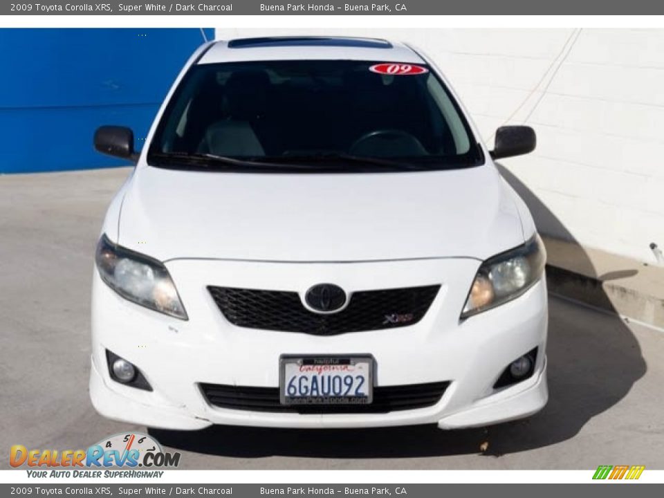 2009 Toyota Corolla XRS Super White / Dark Charcoal Photo #7
