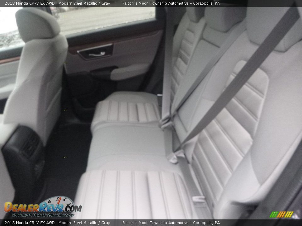 2018 Honda CR-V EX AWD Modern Steel Metallic / Gray Photo #9