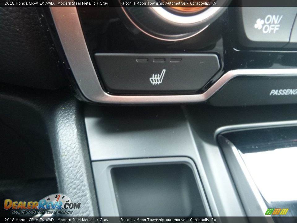 2018 Honda CR-V EX AWD Modern Steel Metallic / Gray Photo #14