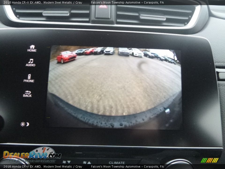 2018 Honda CR-V EX AWD Modern Steel Metallic / Gray Photo #15