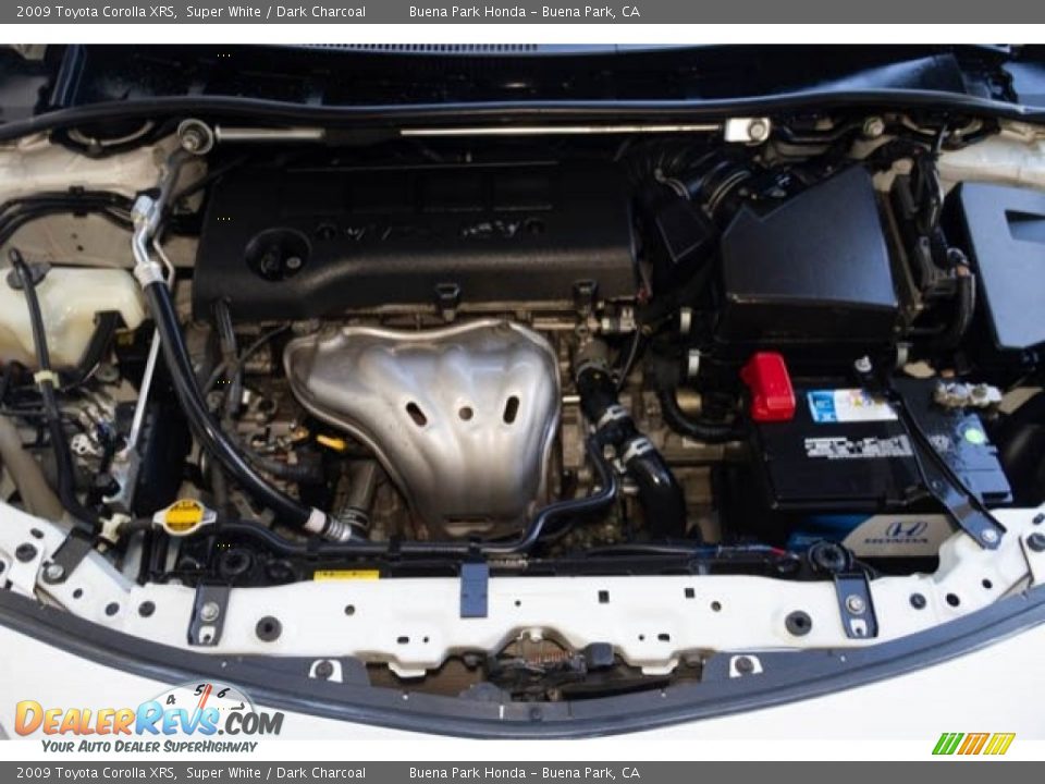 2009 Toyota Corolla XRS Super White / Dark Charcoal Photo #31